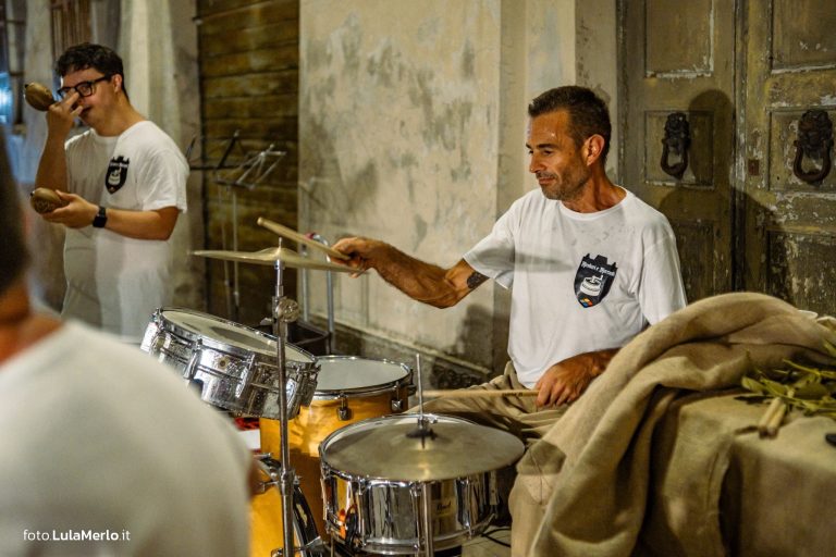 Concerto del gruppo musicale "Mario Tiberini" a Mestieri e Mercanti a San Lorenzo in Campo – foto Lula Merlo
