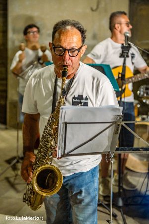 Concerto del gruppo musicale "Mario Tiberini" a Mestieri e Mercanti a San Lorenzo in Campo – foto Lula Merlo