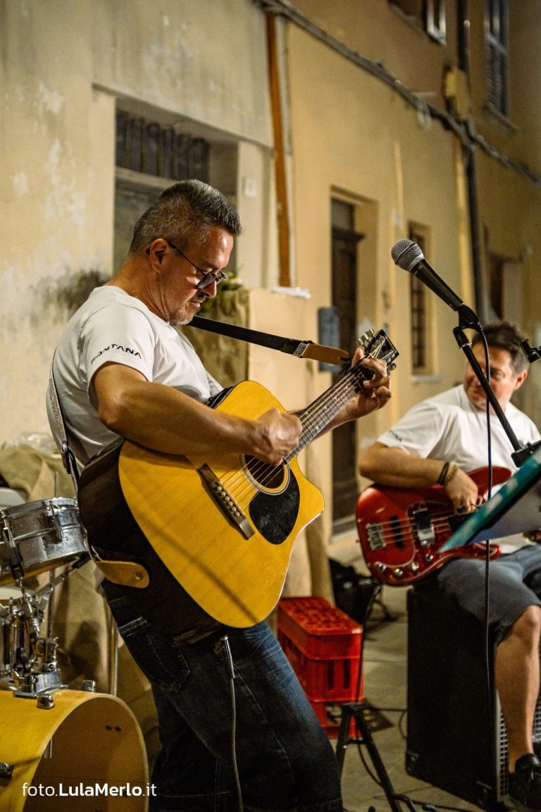 Concerto del gruppo musicale "Mario Tiberini" a Mestieri e Mercanti a San Lorenzo in Campo – foto Lula Merlo