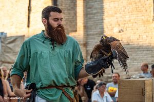 Spettacolo di falconeria de Le Ali della Terra a Mestieri e Mercanti – foto Lula Merlo