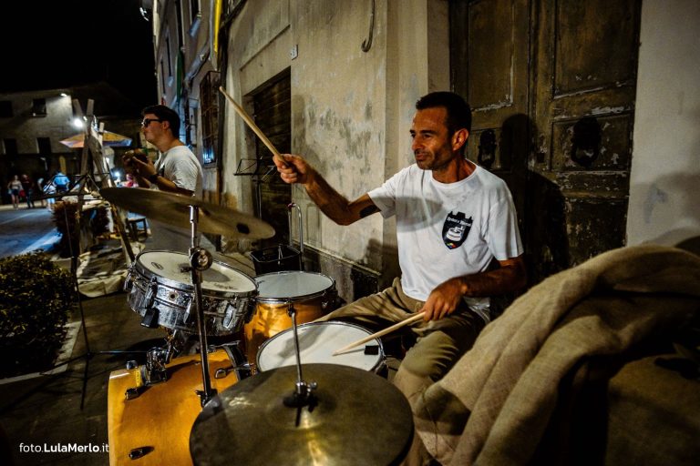 Concerto del gruppo musicale "Mario Tiberini" a Mestieri e Mercanti a San Lorenzo in Campo – foto Lula Merlo