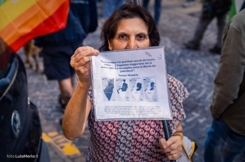 Manifestazione Pro-Palestina a Urbino