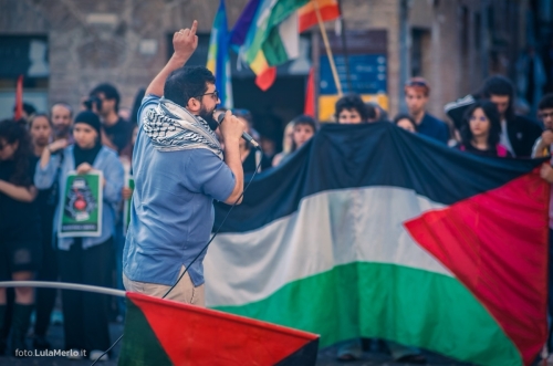 Manifestazione Pro-Palestina a Urbino