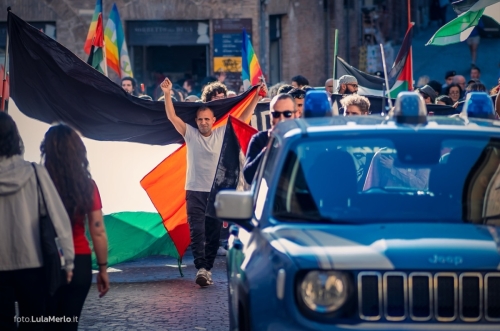Manifestazione Pro-Palestina a Urbino