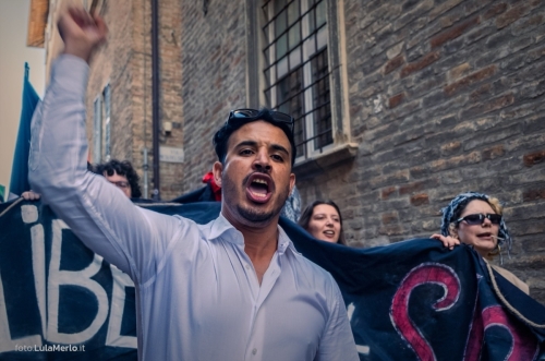 Manifestazione Pro-Palestina a Urbino