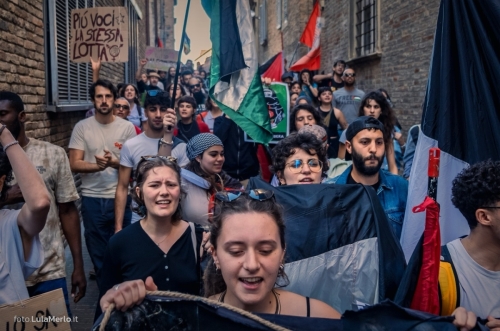 Manifestazione Pro-Palestina a Urbino