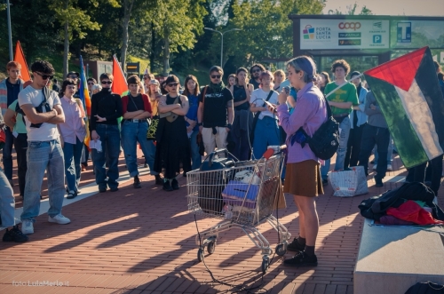 Manifestazione Pro-Palestina a Urbino