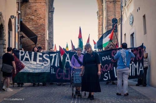 Manifestazione Pro-Palestina a Urbino
