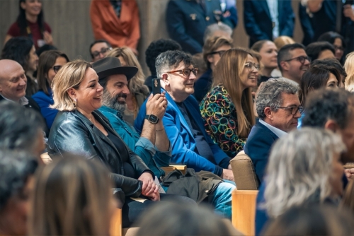 Rosario Fiorello riceve il Sigillo di Ateneo dall'Università degli Studi Carlo Bo